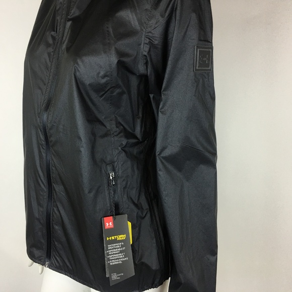 Under Armour Storm Proof‎ Jacket Black Fitted S - Picture 2 of 8
